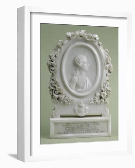 Profile Medallion of Louis Xvi in 1770 When Dolphin-null-Framed Giclee Print