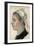 Profile of a Girl in a Head-Dress-Julio González-Framed Giclee Print