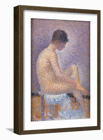 Profile of a Model-Georges Seurat-Framed Giclee Print