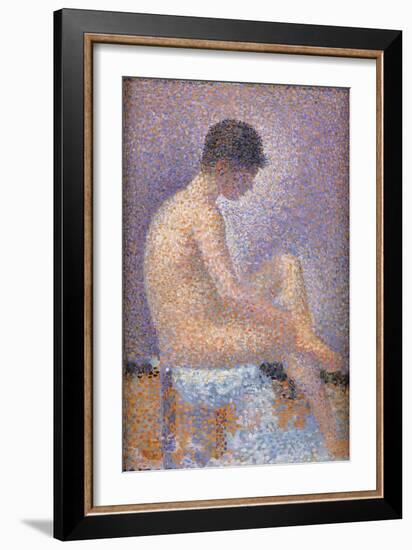 Profile of a Model-Georges Seurat-Framed Giclee Print