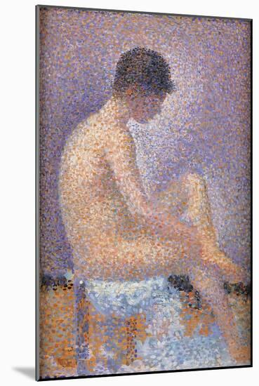 Profile of a Model-Georges Seurat-Mounted Giclee Print