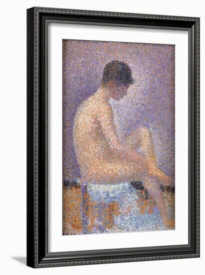 Profile of a Model-Georges Seurat-Framed Giclee Print