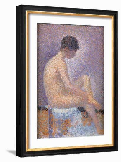 Profile of a Model-Georges Seurat-Framed Giclee Print