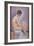 Profile of a Model-Georges Seurat-Framed Art Print