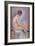 Profile of a Model-Georges Seurat-Framed Art Print