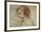 Profile of a Woman-Guercino (Giovanni Francesco Barbieri)-Framed Art Print