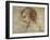 Profile of a Woman-Guercino (Giovanni Francesco Barbieri)-Framed Art Print