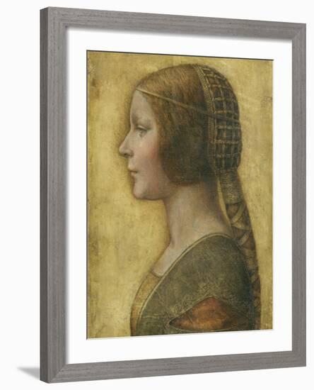 Profile of a Young Fiancee-Leonardo da Vinci-Framed Giclee Print