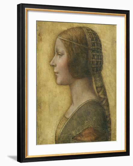 Profile of a Young Fiancee-Leonardo da Vinci-Framed Giclee Print