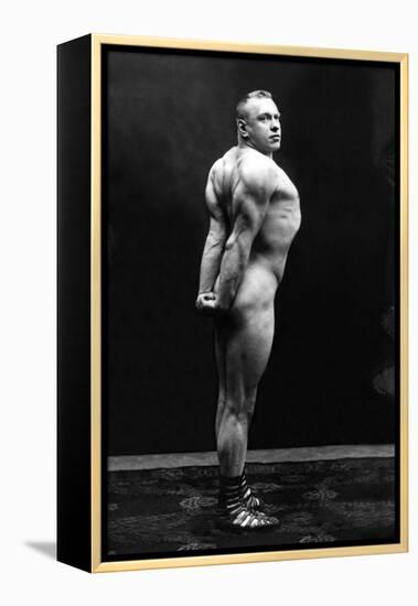 Profile of Arm, Shoulder, and Upper Back Flex-null-Framed Stretched Canvas