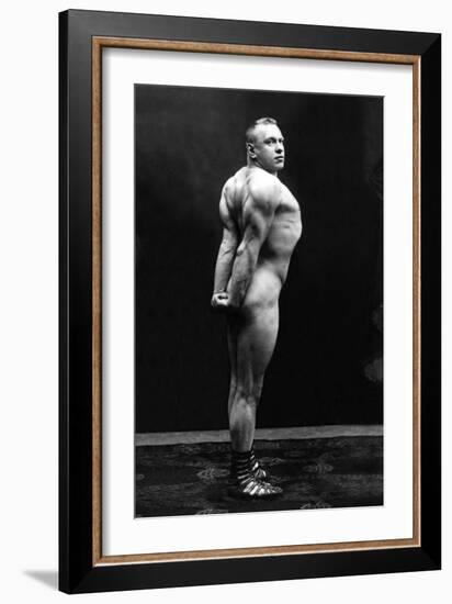 Profile of Arm, Shoulder, and Upper Back Flex-null-Framed Art Print