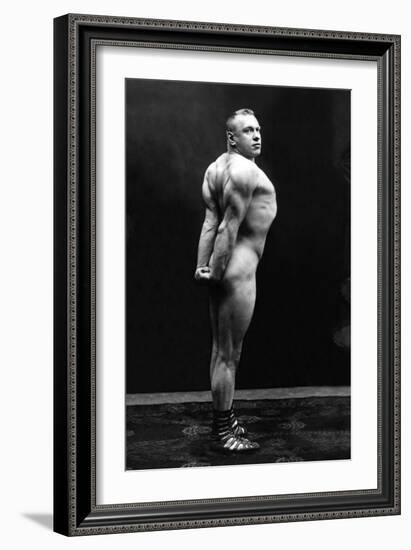 Profile of Arm, Shoulder, and Upper Back Flex-null-Framed Art Print