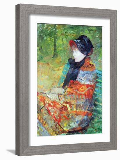 Profile of Lydia-Mary Cassatt-Framed Art Print