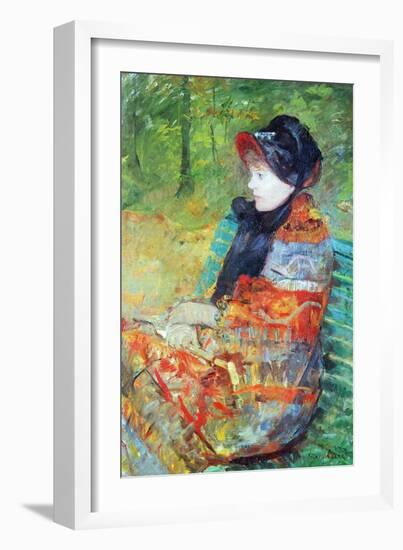 Profile of Lydia-Mary Cassatt-Framed Art Print