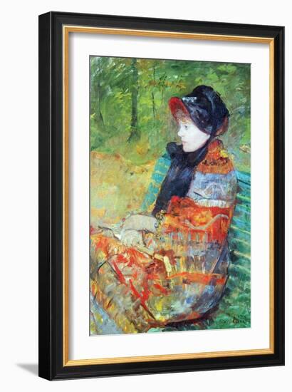 Profile of Lydia-Mary Cassatt-Framed Art Print