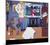 Profile/Part II, The Thirties: Artist with Painting and Model, c.1981-Romare Bearden-Mounted Art Print