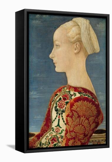 Profile Portrait of a Young Lady, 1465-Antonio Pollaiuolo-Framed Premier Image Canvas