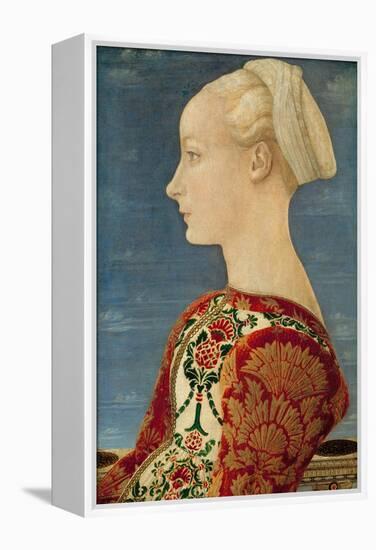 Profile Portrait of a Young Lady, 1465-Antonio Pollaiuolo-Framed Premier Image Canvas