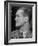 Profile Portrait of Welter Weight Champion Ferdinand Zivic Proudly Displaying His Crooked Nose-Alfred Eisenstaedt-Framed Photographic Print