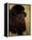 Profile Portrait of Young Black Newfoundland-Adriano Bacchella-Framed Premier Image Canvas