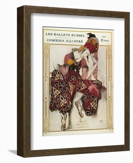 Program of the Russian Ballets Company-Leon Bakst-Framed Premium Giclee Print