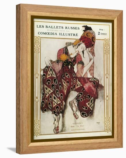 Program of the Russian Ballets Company-Leon Bakst-Framed Stretched Canvas