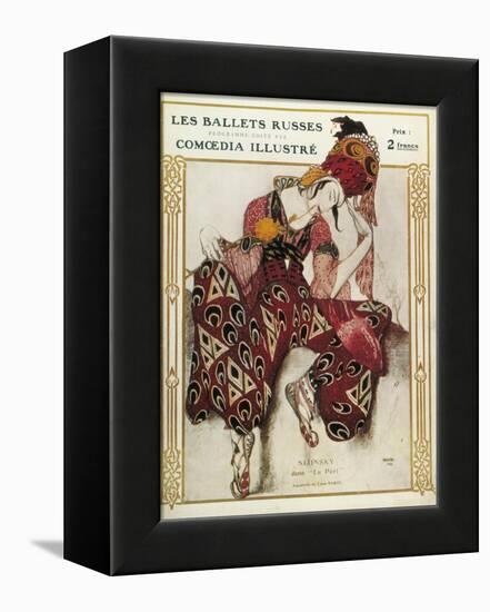 Program of the Russian Ballets Company-Leon Bakst-Framed Stretched Canvas