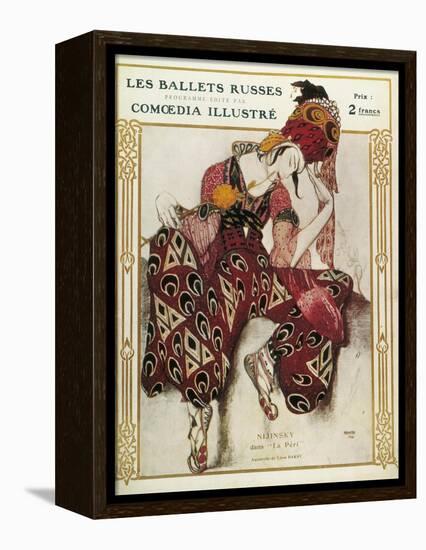 Program of the Russian Ballets Company-Leon Bakst-Framed Stretched Canvas