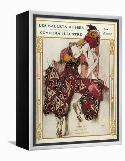 Program of the Russian Ballets Company-Leon Bakst-Framed Stretched Canvas