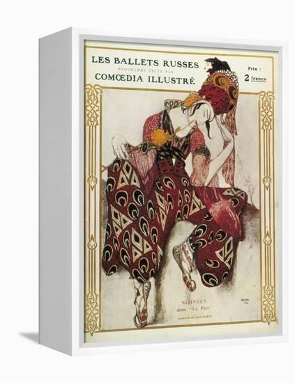 Program of the Russian Ballets Company-Leon Bakst-Framed Stretched Canvas