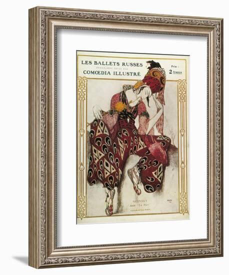 Program of the Russian Ballets Company-Leon Bakst-Framed Art Print