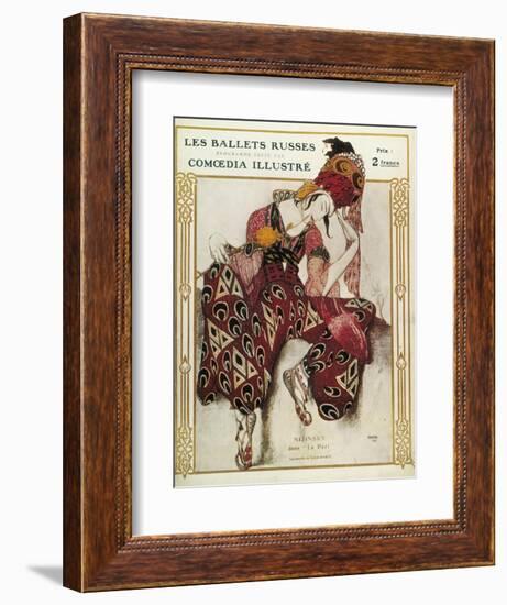 Program of the Russian Ballets Company-Leon Bakst-Framed Art Print