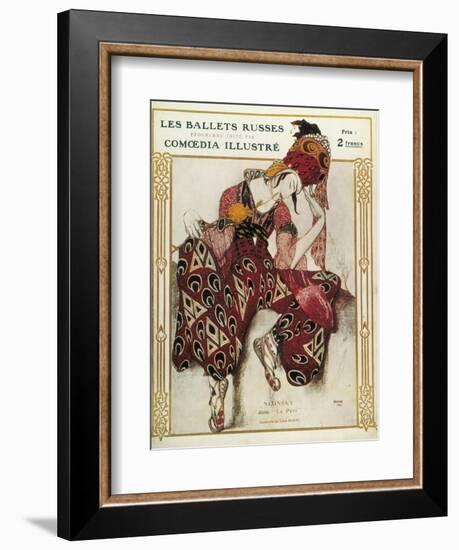 Program of the Russian Ballets Company-Leon Bakst-Framed Art Print