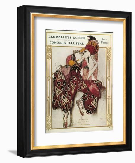 Program of the Russian Ballets Company-Leon Bakst-Framed Art Print