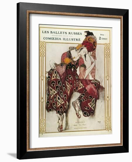 Program of the Russian Ballets Company-Leon Bakst-Framed Art Print