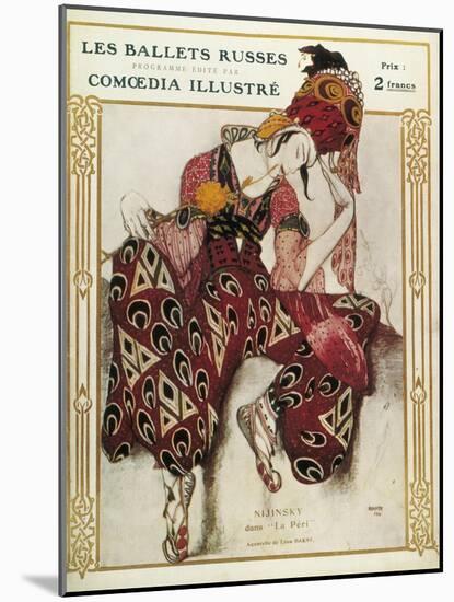 Program of the Russian Ballets Company-Leon Bakst-Mounted Art Print