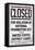 Prohibition Act Closed Sign Notice-null-Framed Stretched Canvas
