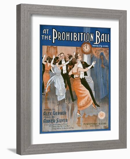 Prohibition Ball 1918-null-Framed Photographic Print