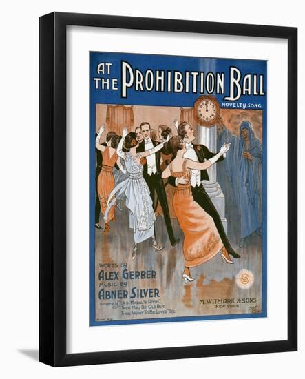 Prohibition Ball 1918-null-Framed Photographic Print