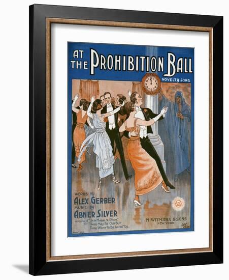 Prohibition Ball 1918-null-Framed Photographic Print