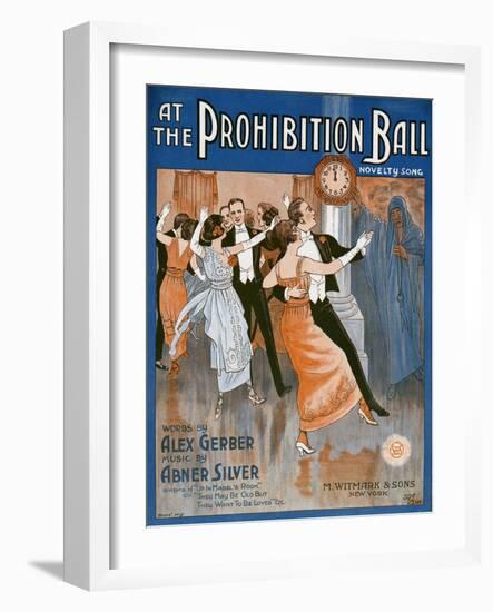 Prohibition Ball 1918-null-Framed Photographic Print