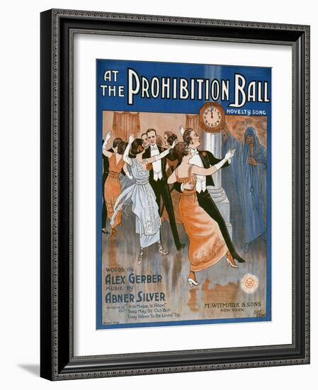 Prohibition Ball 1918-null-Framed Photographic Print