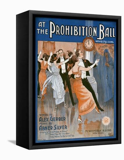Prohibition Ball 1918-null-Framed Premier Image Canvas