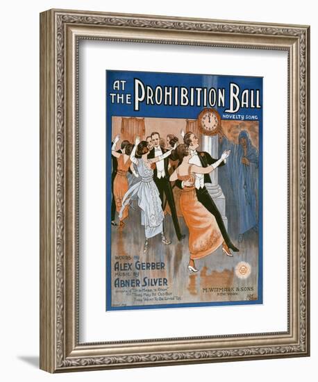 Prohibition Ball 1918-null-Framed Photographic Print