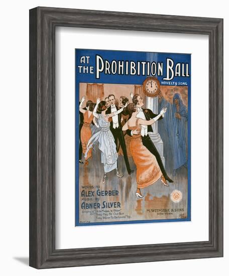 Prohibition Ball 1918-null-Framed Photographic Print