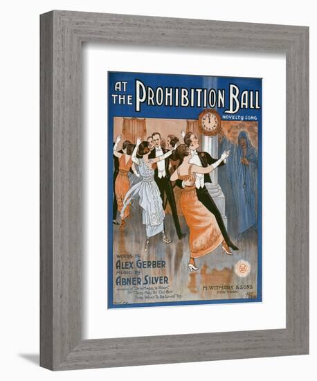 Prohibition Ball 1918-null-Framed Photographic Print