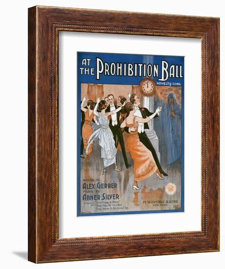 Prohibition Ball 1918-null-Framed Photographic Print