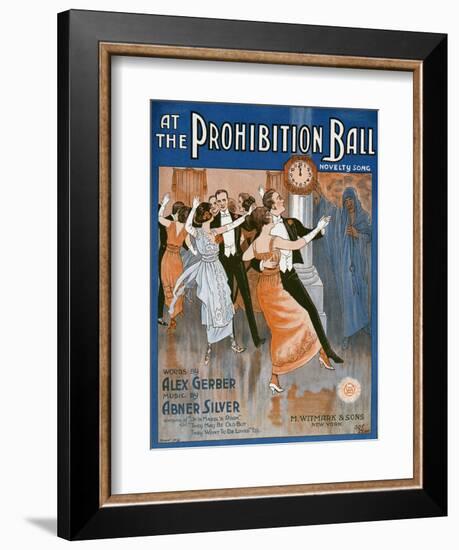 Prohibition Ball 1918-null-Framed Photographic Print