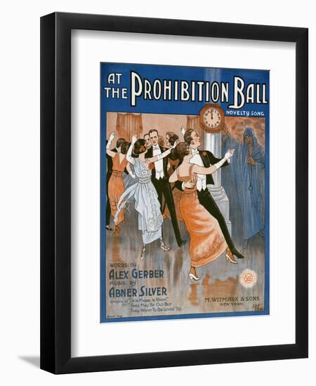 Prohibition Ball 1918-null-Framed Photographic Print