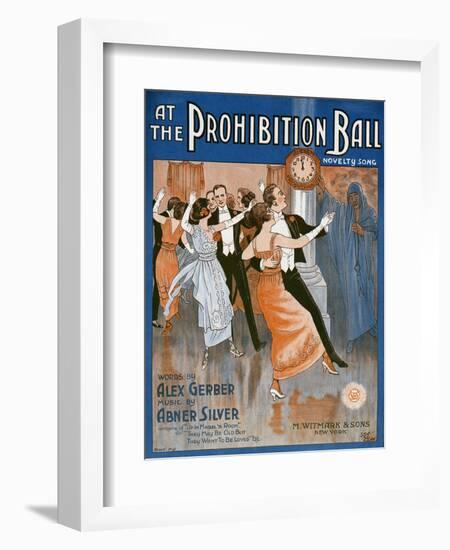 Prohibition Ball 1918--Framed Photographic Print